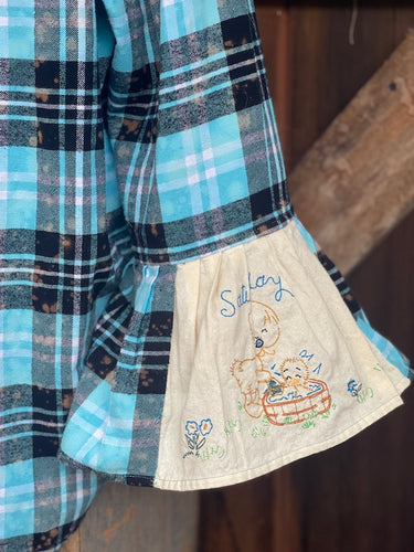 WILD ONE Flared Sleeve Flannel